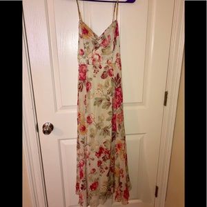 Long floral dress